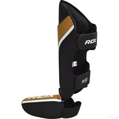 Защита голени и стопы RDX SHIN INSTEP AURA PLUS T-17 Black Golden L