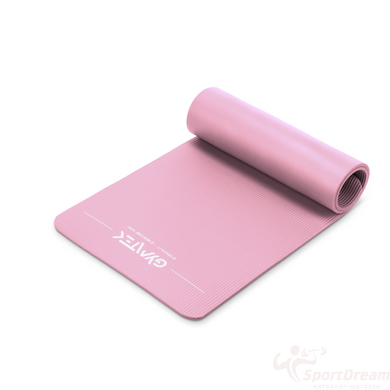 Коврик (мат) для йоги и фитнеса Gymtek NBR 1см розовый (5907766663720)