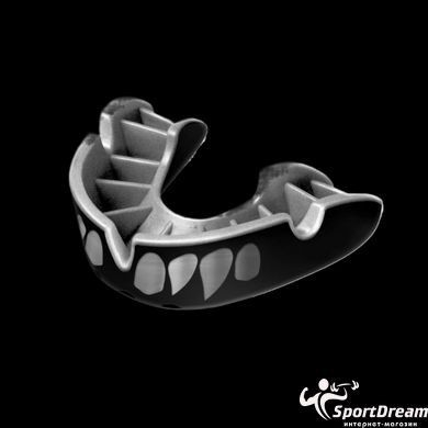 Капа OPRO Silver взрослая (возраст 11+) Silver Jaws (art.102502012)