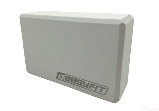 Блок для йоги EasyFit EVA Сірий (EFIT-1560)