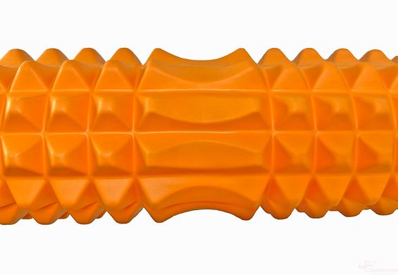 Massage roller EasyFit Grid Roller 33 cm v.1.2 Orange