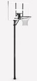 Стационарная баскетбольная стойка Spalding Silver In-Ground 44" + БЕСПЛАТНАЯ ДОСТАВКА