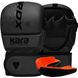 Перчатки ММА RDX F6 KARA Matte Black Plus S/M (капа в комплекте)