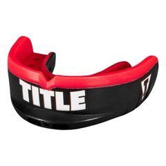 Капа TITLE Boxing Air Force Duo-Defense 2.0 детская (возраст до 10) Black/Red