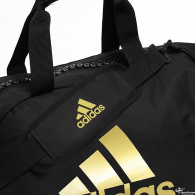 Сумка-рюкзак (2 в 1) із золотим логотипом Judo ADIDAS ADIACC052J чорний M-62*31*31
