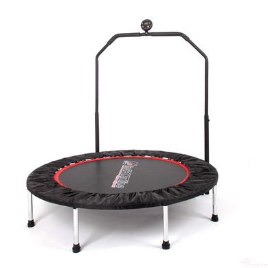 Trampoline for fitness with a handrail inSPORTline PROFI Digital 122 cm