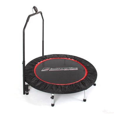 Trampoline for fitness with a handrail inSPORTline PROFI Digital 122 cm