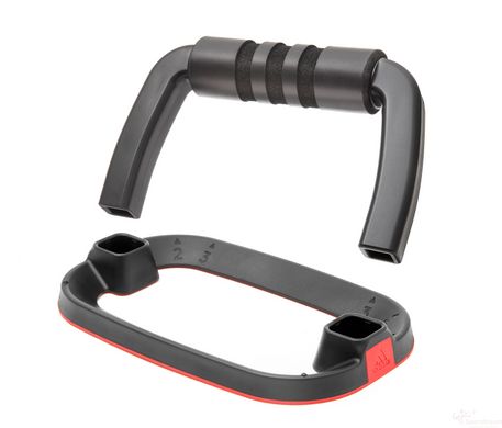 Упори для віджимання Adidas Performance Push Up Bars чорний, червоний Уні 20,7 x 13 x 11,7 см