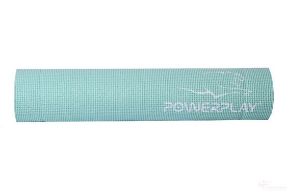 Килимок для йоги та фітнесу PowerPlay 4010 (173*61* 0.6) м'ятний