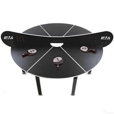 Stag Resilient Round Table tennis table