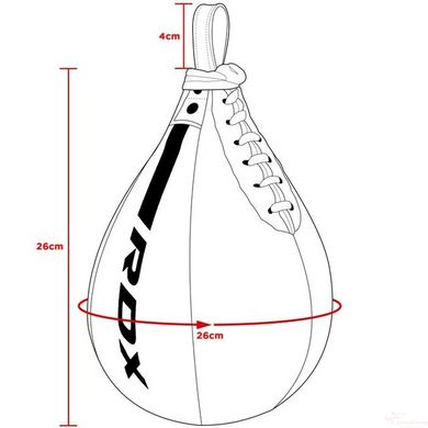 Пневмогруша боксерська RDX F6 KARA SPEED BALL + swivel Matte Golden