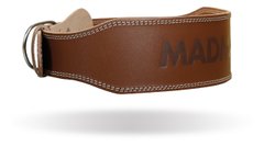 Пояс для тяжелой атлетики MadMax MFB-246 Full leather кожаный Chocolate brown S