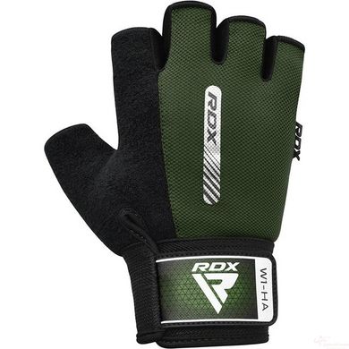 Рукавички для фітнесу RDX W1 Half Army Green M, M