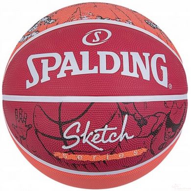 М'яч баскетбольний 7 Spalding Sketch Drible 84381Z для вулиці