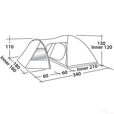 Намет Easy Camp Blazar 300 Rustic Green (120384) + БЕЗКОШТОВНА ДОСТАВКА