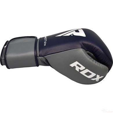 Боксерские перчатки RDX Leather Pro C4 Blue 10 ун.