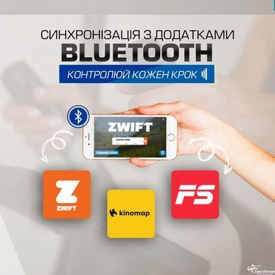 Підключення програм через Bluetooth APP до велотренажера FitLogic B1902R