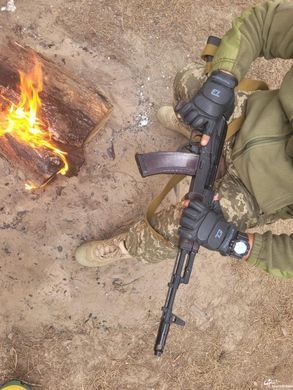 Перчатки тактические кожаные без пальцев TACTIGEAR PS-8801 Patrol Black M