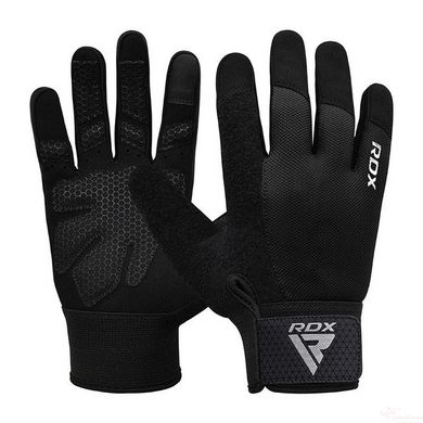 Рукавички для фітнесу RDX W1 Full Finger Plus Black M, M