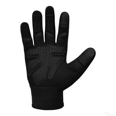 Рукавички для фітнесу RDX W1 Full Finger Plus Black M, M