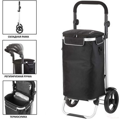 Сумка-візок ShoppingCruiser Allround 41 Black (650064)