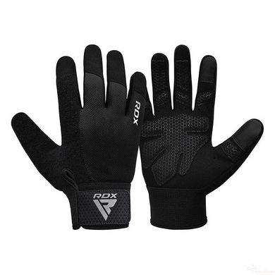 Рукавички для фітнесу RDX W1 Full Finger Plus Black M, M