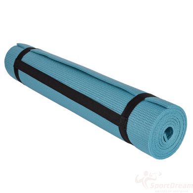 Коврик для йоги и фитнеса PowerPlay 4010 (173*61*0.6) Зеленый