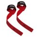 Лямки для тяги RDX S4 Gym Cotton Gel Straps Red Plus