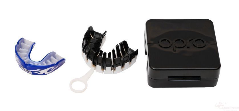Капа OPRO Power - Fit Bling-Urban Series Dark Blue/White (art.002269006), Синій/білий