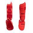 Защита голени и стопы с лицензией WKF красный SMAI SM P102 - S
