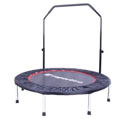 Trampoline for fitness with a handle inSPORTline PROFI 122 cm