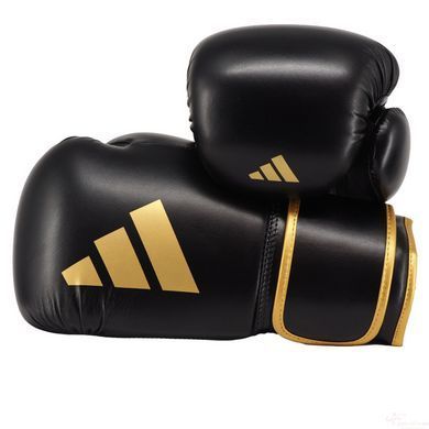 Боксерські рукавички Adidas Power 100 чорний/золотий PWR100TG 10 унцій