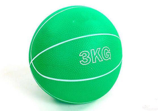 Medball EasyFit RB 3 kg (medical slam ball without rebound)