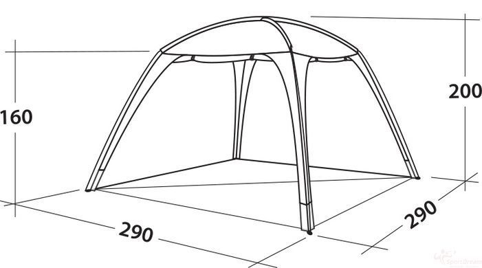 Шатро Easy Camp Day Lounge Granite Grey (120426) + БЕСПЛАТНАЯ ДОСТАВКА