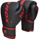 Боксерські рукавиці RDX F6 Kara Matte Red 10 унцій (капа в комплекті)