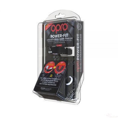 Капа OPRO Power-Fit Single Series Black/White (art.002268001), Чорний