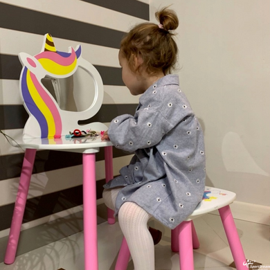 Туалетный столик Chomik LILY с зеркалом + стул