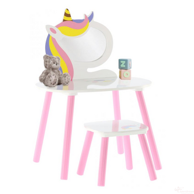 Туалетный столик Chomik LILY с зеркалом + стул