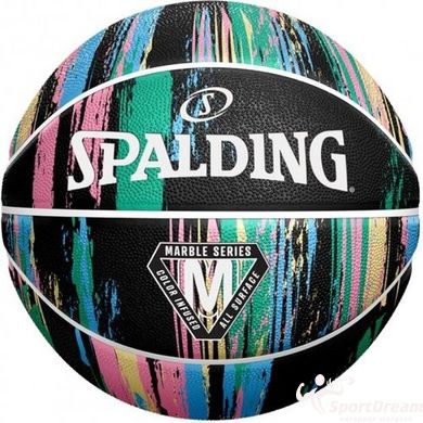 Мяч баскетбольный 7 Spalding Marble Ball 84405Z для улицы