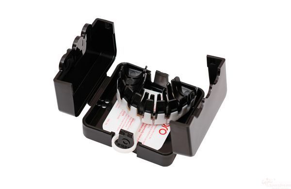 Капа OPRO Power-Fit Single Series Black/White (art.002268001), Чорний