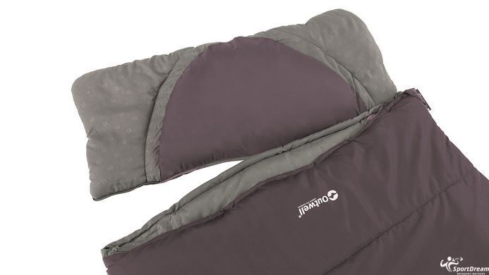 Спальний мішок Outwell Contour Reversible/+2&deg;C Dark Purple (Left) (230364)