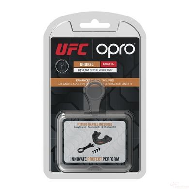 Капа OPRO Bronze UFC детская (возраст до 11) Black (ufc.102513001)