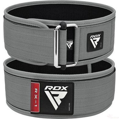 Пояс для тяжелой атлетики RDX RX1 Weight Lifting Belt Grey S