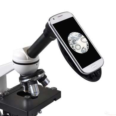 Мікроскоп Bresser Erudit Basic Bino 40x-400x із адаптером для смартфона (5102200)