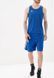 Форма для занятий боксом Base Punch New шорты + майка ADIDAS ADIBTT02/ADIBTS02 (синяя) - L