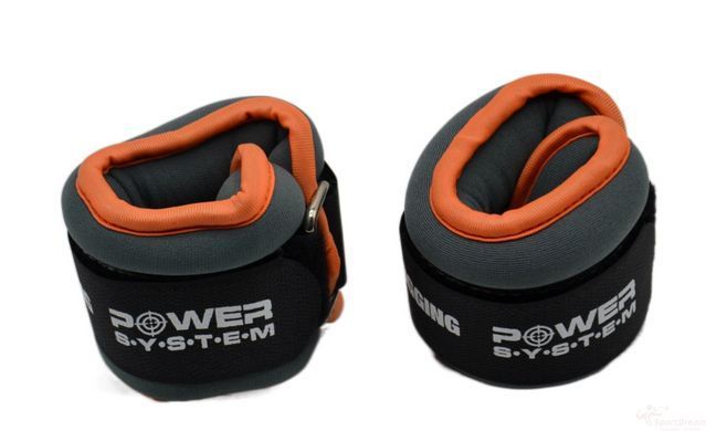 Утяжелители-манжеты для ног и рук Power System PS-4073 Ankle Weights (2шт.*2 kg) (пара)