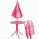Комплект детской садовой мебели Jumi Baby розовый