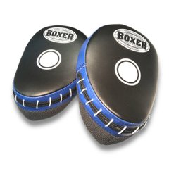 Лапы боксерские гнутые Boxer Элит винил 2013-01-BL