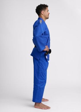 Профессиональное синее кимоно для дзюдо Ippon Gear Legend 2 Slimfit (с лицензией IJF) &ndash; рост 155 см