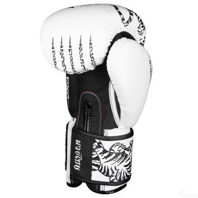 Боксерские перчатки Phantom Muay Thai White 16 унций, бинты в подарок (PHBG2495-16)